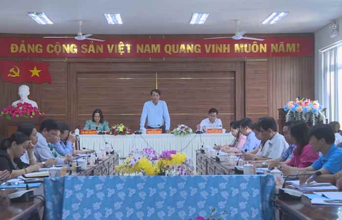 Đoàn giám sát HĐND tỉnh Sóc Trăng làm việc tại huyện Châu Thành 
