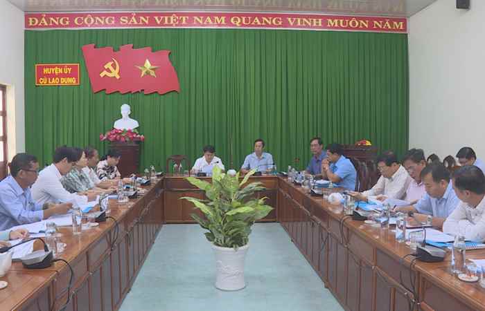 Cù Lao Dung: Họp Tổ tuyên truyền Dự án cầu Đại Ngãi 