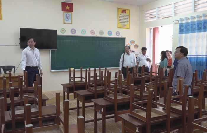 Huyện Trần Đề chuẩn bị tốt cho năm học mới