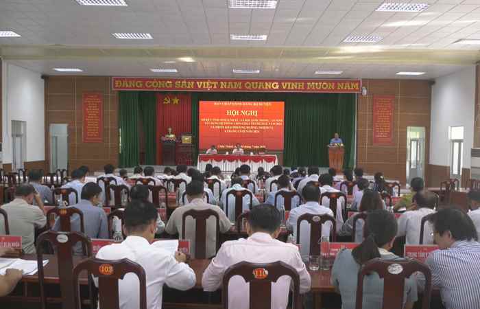 Huyện ủy Châu Thành sơ kết 6 tháng đầu năm 2024