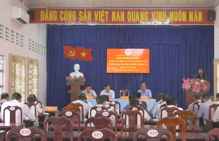 Kế Sách Sơ kết công tác dân vận 9 tháng đầu năm 2024