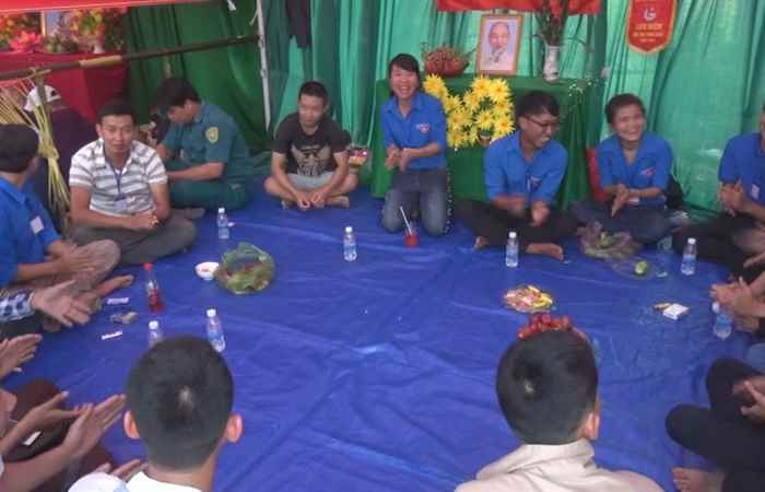 Không khí hội trại tòng quân ở Long Phú, Châu Thành, Mỹ Xuyên