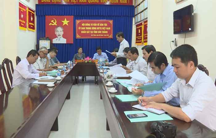 Kiểm tra thực hiện Quyết định số 1557 của Thủ tướng Chính phủ tại Sóc Trăng