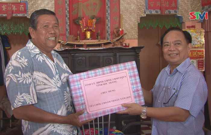 Lãnh đạo HĐND tỉnh chúc Tết Chôl Chnăm Thmây tại huyện Châu Thành