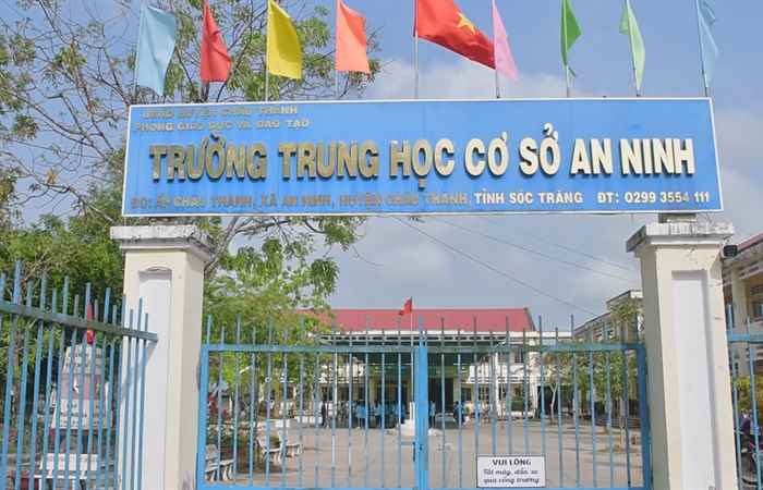  Lãnh đạo huyện Châu Thành khảo sát cơ sở vật chất các trường học