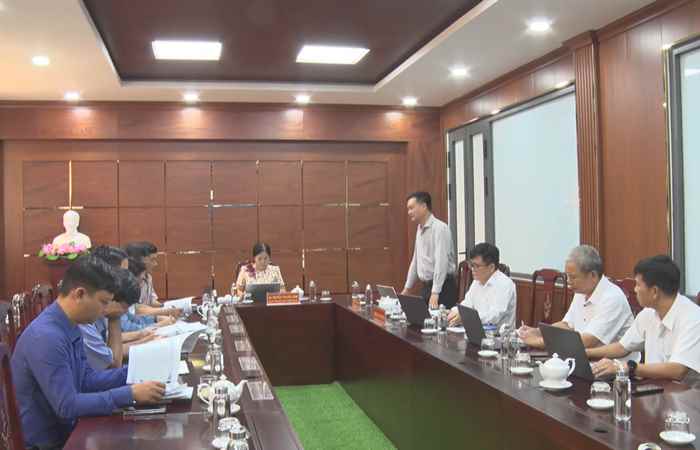 Lãnh đạo thị xã Vĩnh Châu làm việc với Ban quản lý dự án Điện 3