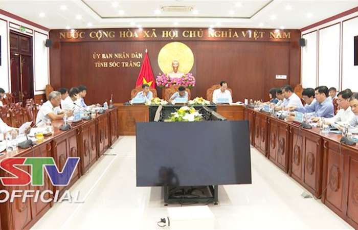 Lãnh đạo tỉnh Sóc Trăng làm việc với Đoàn công tác của Công ty Truyền tải Điện 4