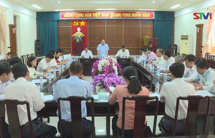 Lãnh đạo UBND tỉnh Sóc Trăng  làm việc với Huyện Kế Sách  