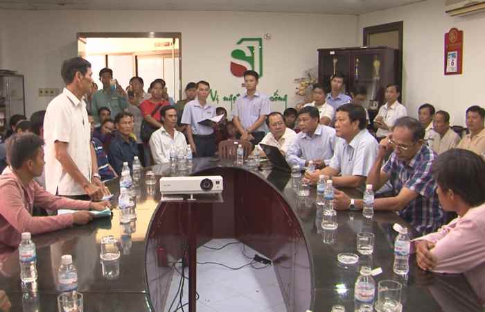 Lãnh đạo UBND tỉnh tham gia chỉ đạo giải quyết nợ của Công ty Mía đường ST.