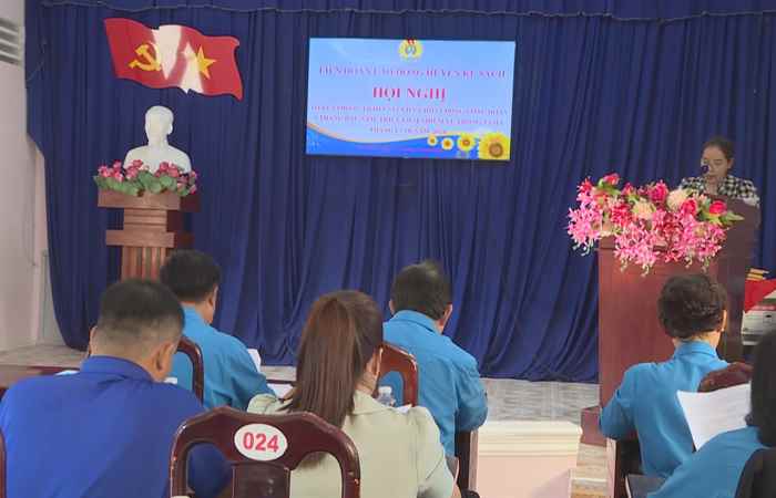 Liên đoàn lao động huyện Kế Sách sơ kết hoạt động 6 tháng đầu năm 2024