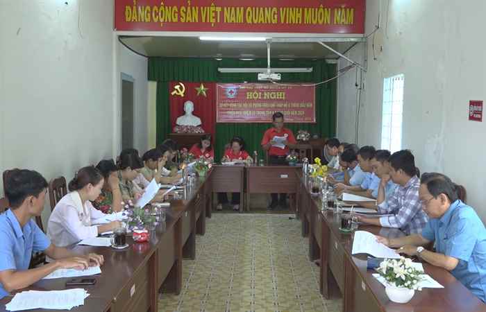 Mỹ Tú: Hội Chữ thập đỏ Sơ kết công tác 6 tháng đầu năm 2024