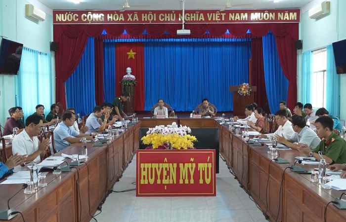 Mỹ Tú: Hội đồng nghĩa vụ quân sự tổxét duyệt nghĩa vụ quân sự (lần 1) năm 2023