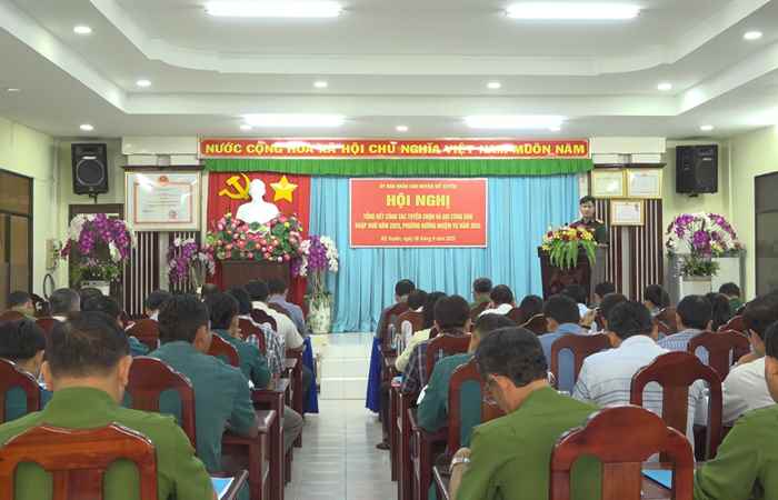 Mỹ Xuyên tổng kết công tác tuyển chọn và gọi công dân nhập ngũ năm 2023