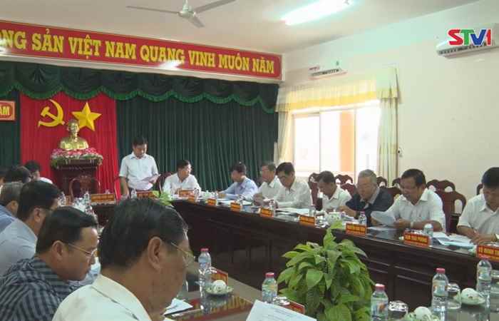 Ngã Năm họp kiểm điểm Ban thường vụ thị ủy năm 2017 