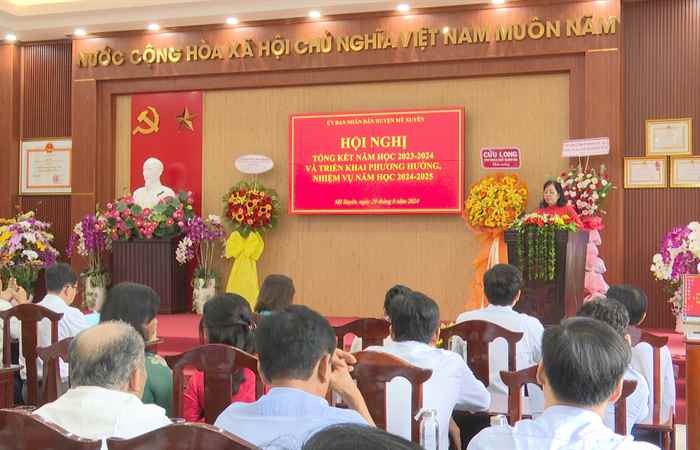 Mỹ Xuyên: Tổng kết năm học 2023 - 2024