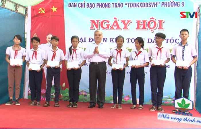 Ngày hội Đại đoàn kết toàn dân tộc tại Khóm 5, Phường 9, TP Sóc Trăng