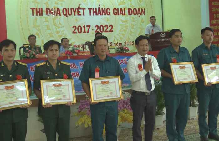 Đại hội thi đua quyết thắng lực lượng vũ trang thị xã Vĩnh Châu