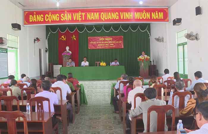 Đại biểu HĐND các cấp tiếp xúc với cử tri xã Vĩnh Hiệp, thị xã Vĩnh Châu