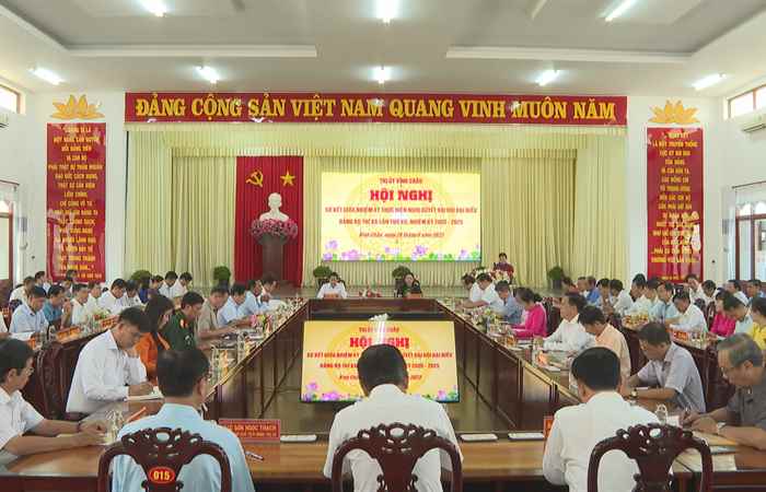 Thị ủy Vĩnh Châu kiểm điểm tình hình kinh tế - xã hội giữa nhiệm kỳ 2020-2025
