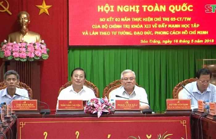 Sóc Trăng dự hội nghị trực tuyến toàn quốc sơ kết 2 năm thực hiện Chỉ thị số 05 của Bộ Chính trị khóa XII 