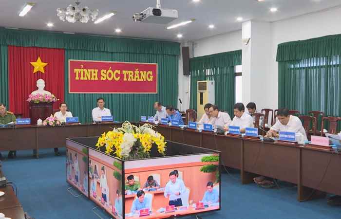 Sóc Trăng dự họp trực tuyến toàn quốc về An toàn giao thông 6 tháng đầu năm 2018 