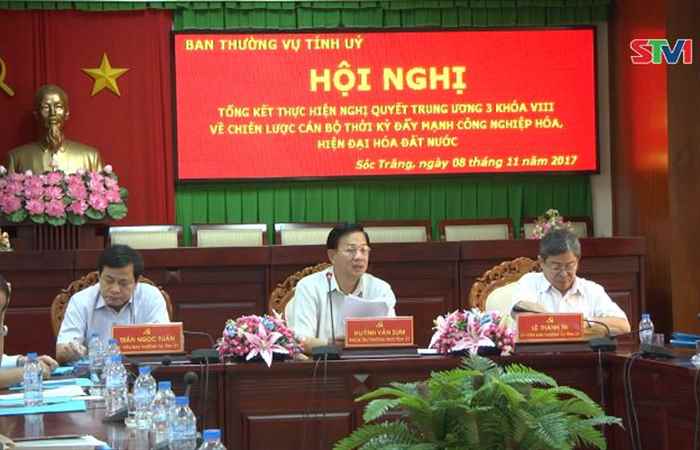Sóc Trăng: Hội nghị tổng kết thực hiện Nghị quyết Trung ương 3 khóa VIII