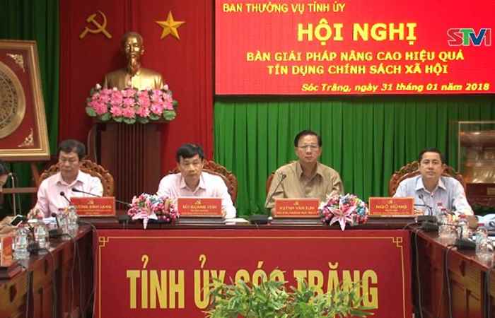 Sóc Trăng: Hội nghị trực tuyến “bàn giải pháp nâng cao hiệu quả tín dụng chính sách xã hội” 