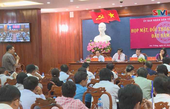 Sóc Trăng: họp mặt, đối thoại doanh nghiệp đầu năm 2018
