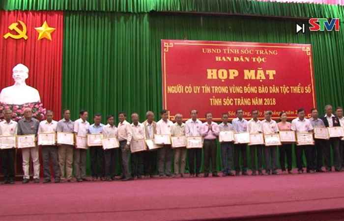 Sóc Trăng: Họp mặt người có uy tín trong vùng đồng bào dân tộc năm 2018