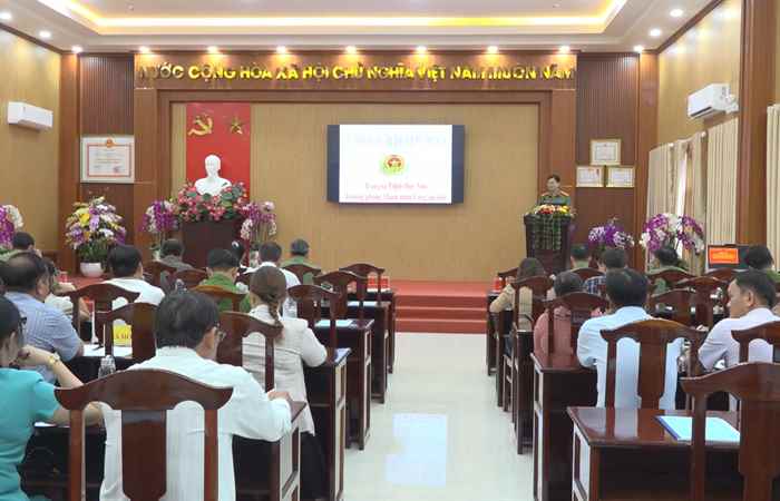 Tập huấn công tác bảo vệ bí mật Nhà nước trên địa bàn huyện Mỹ Xuyên năm 2024