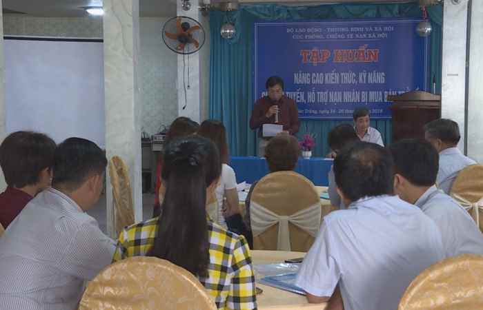 Tập huấn nâng cao kiến thức, kỹ năng chuyển tuyến, hỗ trợ nạn nhân bị mua bán trở về