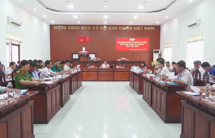Thạnh Trị: Xét duyệt nghĩa vụ quân sự lần 1 năm 2025