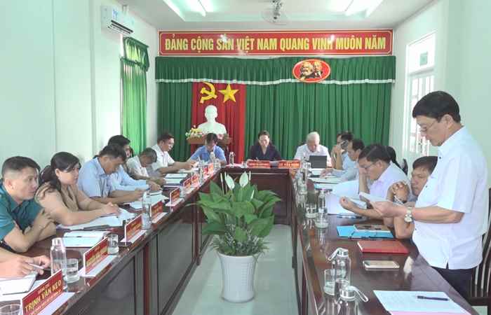 Ngã Năm: Thị ủy kiểm tra kết quả thực hiện Nghị quyết 6 tháng đầu năm 2024 tại Đảng bộ xã Tân Long