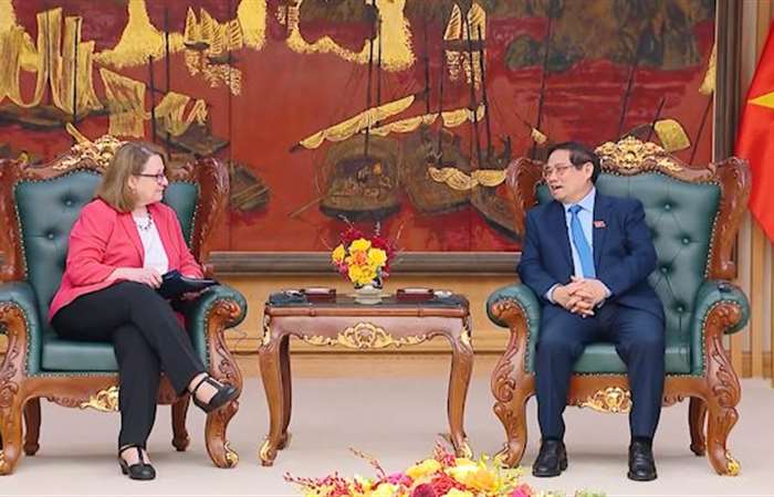 Thủ tướng Phạm Minh Chính tiếp đoàn đại biểu Quốc hội Hoa Kỳ
 
