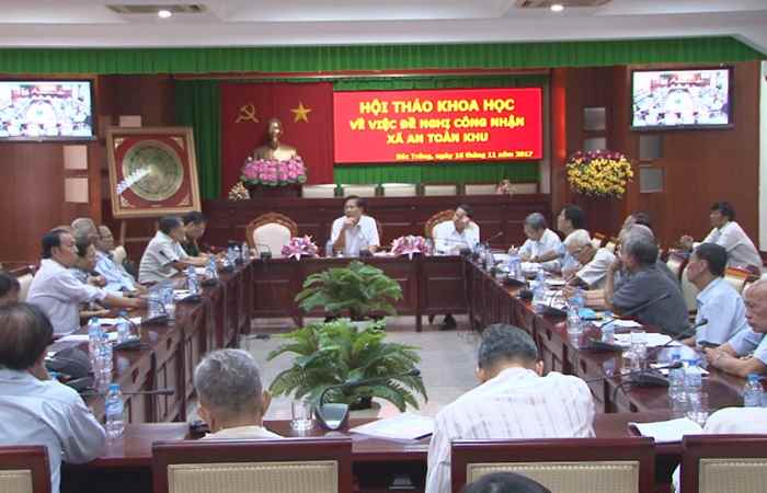 Thường trực Tỉnh ủy Sóc Trăng họp xem xét đề nghị công nhận xã an toàn khu   