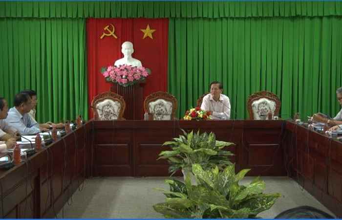 Thường trực Tỉnh ủy Sóc Trăng làm việc với Đảng ủy Khối các cơ quan và Đảng ủy khối doanh nghiệp 