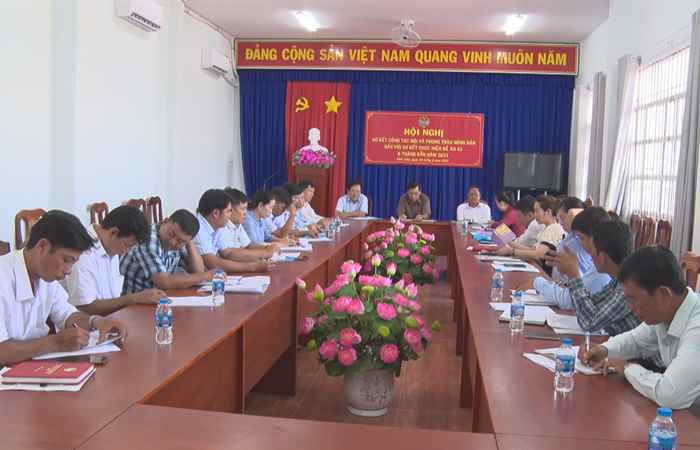 Hội Nông dân thị xã Vĩnh châu sơ kết công tác 6 tháng đầu năm 2023