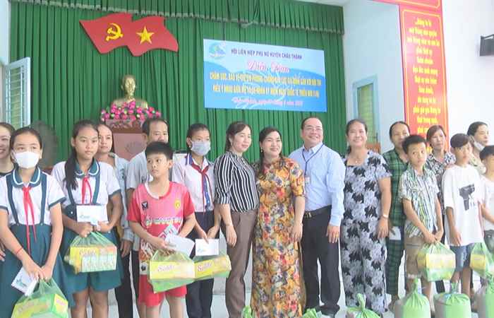 Châu Thành: Diễn đàn về công tác chăm sóc, bảo vệ trẻ em, phòng, chống bạo lực gia đình tại xã An ninh 