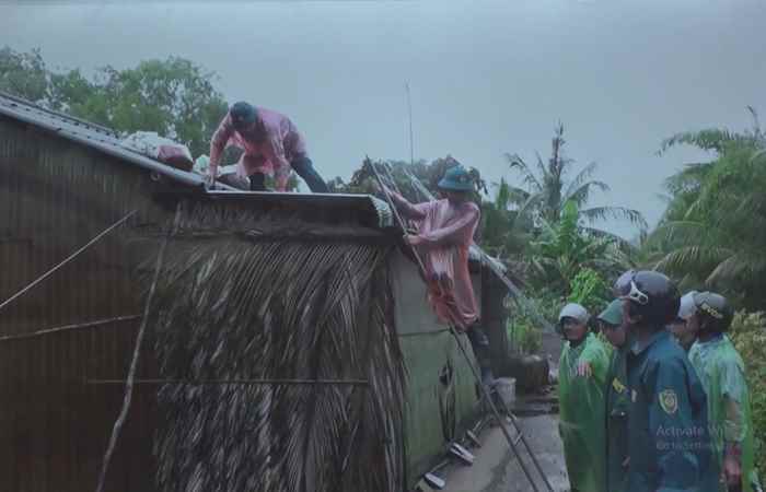 Ngã Năm: Diễn tập Phòng, chống lụt, bão và Tìm kiếm cứu nạn phường 3 