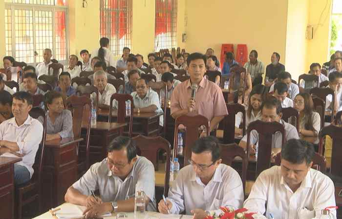Đại biểu HĐND 3 cấp tiếp xúc cử tri thị trấn Mỹ Xuyên, xã Đại Tâm và xã Tham Đôn