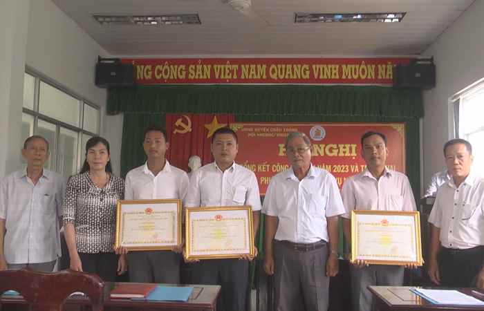 Châu Thành: Hội Nạn nhân chất độc da cam-Dioxin tổng kết năm 2023