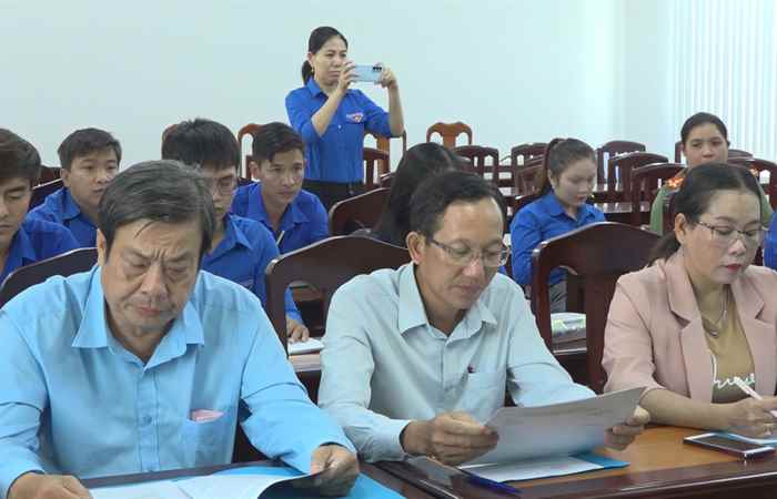Huyện đoàn Long Phú sơ kết 6 tháng năm 2023