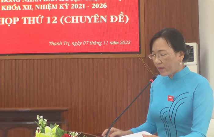 Thạnh Trị: HĐND huyện tổ chức kỳ họp chuyên đề