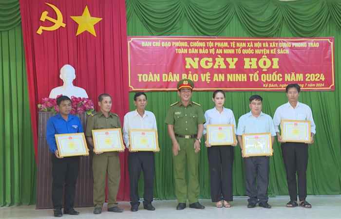 Kế Sách: Tổ chức Ngày hội toàn dân bảo vệ an ninh Tổ quốc năm 2024