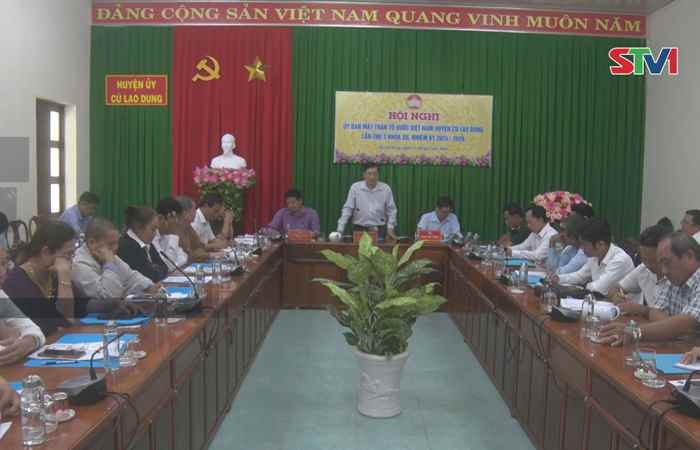 Cù Lao Dung: Uỷ bam MTTQ Việt Nam Sơ kết 6 tháng đầu năm 2024