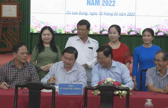 Cù Lao Dung: Cụm thi đua các huyện, thị xã, thành phố tỉnh Sóc Trăng tổng kết 