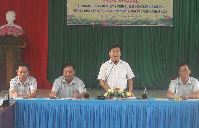 Thạnh Trị: Uỷ Ban MTTQ Việt Nam tỉnh tập huấn lấy ý kiến sự hài lòng của người dân về xây dựng xã Nông thôn mới nâng cao