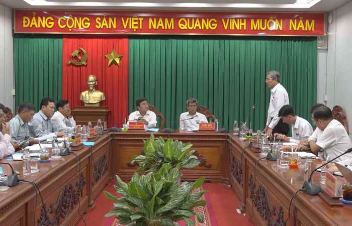 Tòa án nhân dân tỉnh Sóc Trăng làm việc với Huyện ủy Long Phú