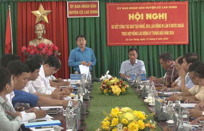 Cù Lao Dung: Đã đưa 36 lao động đi làm việc ở nước ngoài trong 7 tháng đầu năm 2024