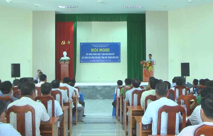 Mỹ Xuyên: Sở VH,TH&DL tập huấn phong trào “Toàn dân đoàn kết xây dựng đời sống văn hóa”  